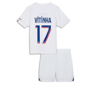 Paris Saint-Germain Vitinha Ferreira #17 babykläder Tredje Tröja barn 2022-23 Korta ärmar (+ Korta byxor)